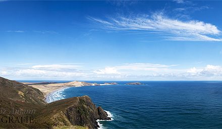 Fototapete Neuseeland Cape Reinga schürt Fernweh und lädt zum Träumen ein.